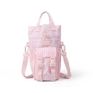 Blogilates Water Bottle Sling Pink Gingham